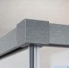 Radaway Idea DWJ Brushed Nickel drzwi wnękowe 160cm lewe szczotkowany nikiel 387020-91-01L